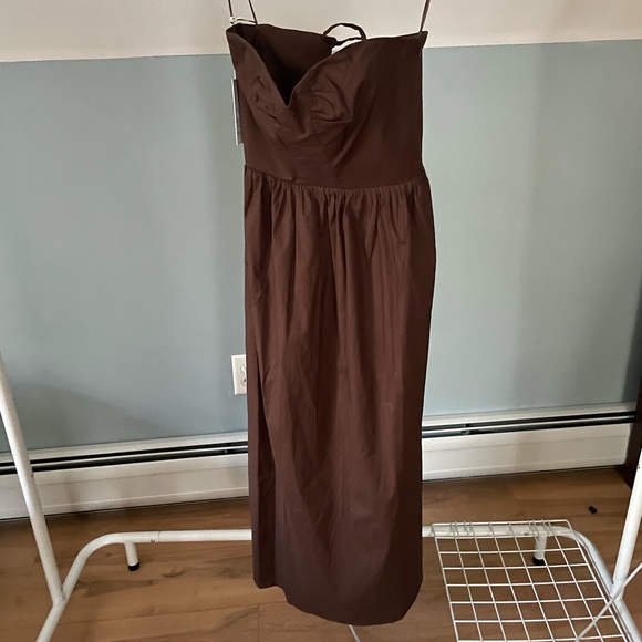 Reformation | Dresses | Reformation Buckley Corset Dress In Cafe Reformation | Dresses | Reformation Buckley Corset Dress In Cafe